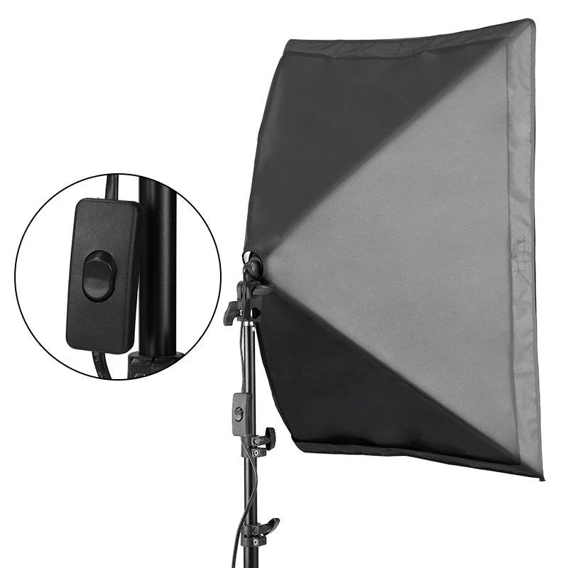 CPYP LED Softbox Lighting Kit Professional Continuous Studio Photography Equipment Light Box for Photo Studio and Take Video