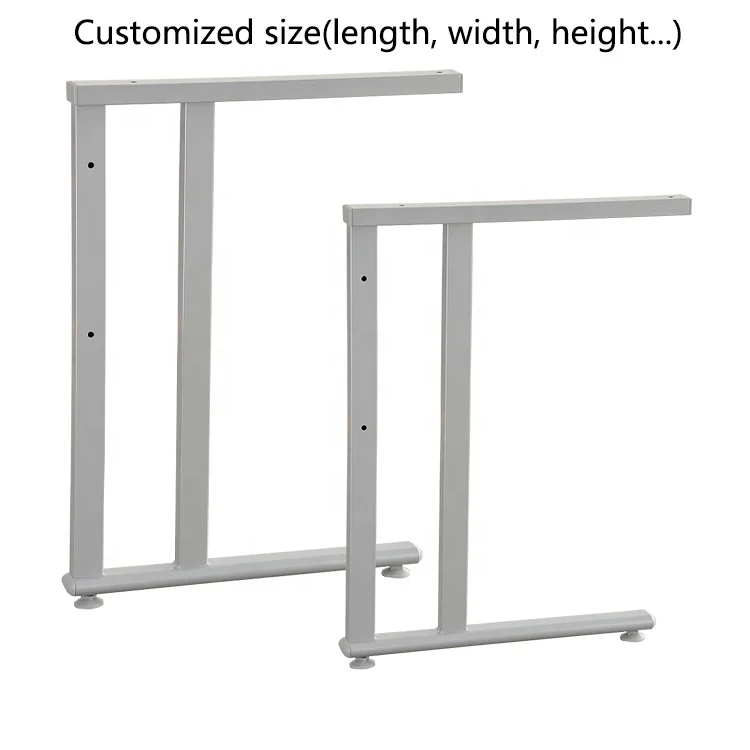 Simple Table Legs Oem Odm Furniture Desk Feet Steel Square Metal Office