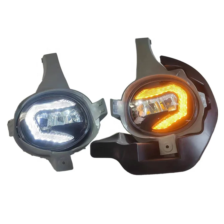 High Quality LED Daytime Running Lights for Toyota Hilux Vigo 2005 2006 2007 Daylight DRL Fog Lights Driving Lamps