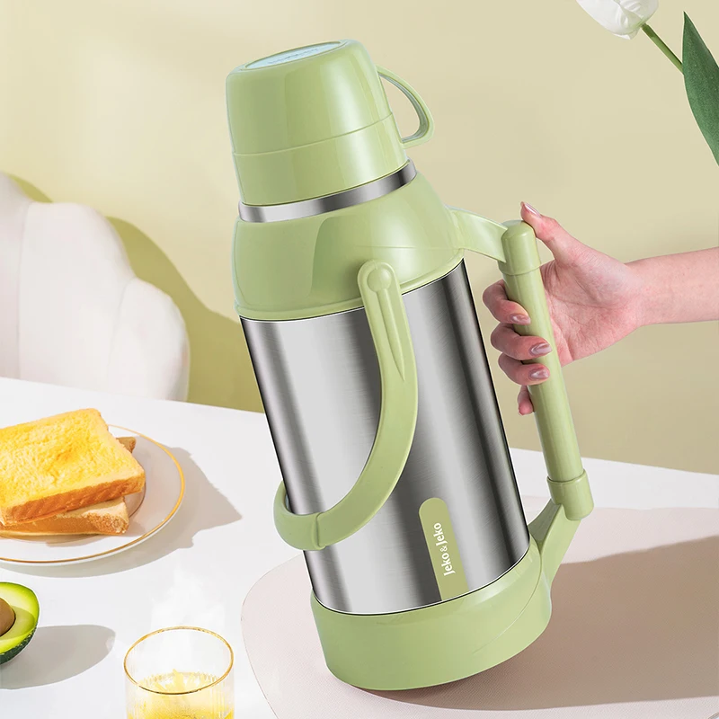 Jeko&Jeko Insulated Vacuum Flask 2L 3.2L Thermos Coffee and Tea Vacuum Flasks Kettle