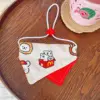 McDonald's red triangular scarf