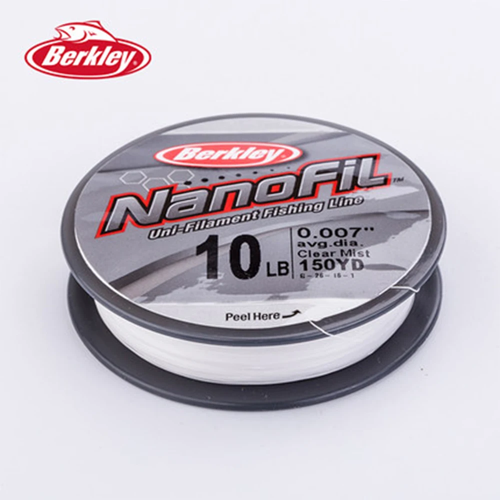 Berkley Nanofil Uni-Filament Line 8lb 1500yd Filler Spool Clear Mist