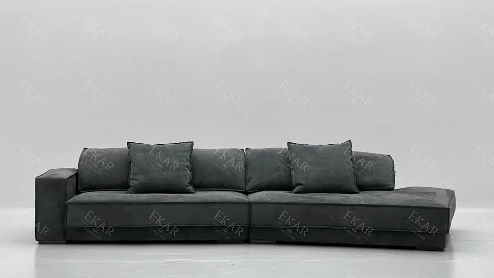 product stainless steel modular sofa with gunmetal black legs stylish contemporary design velvet seating solution for living and bed-70