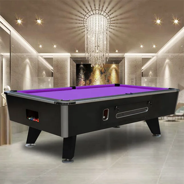 Popular 7ft 8ft Coin Operated Billiard Pool Table With Manufacturer