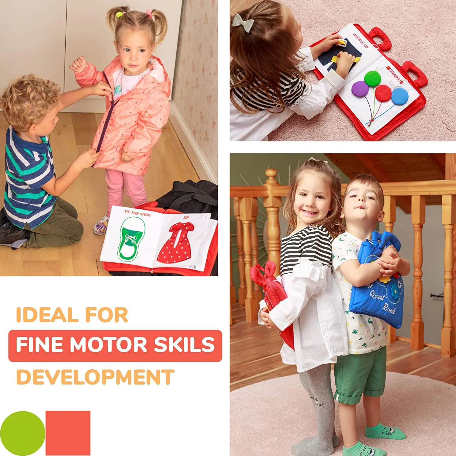 Развивающие игрушки для малышей Монтессори Тихая книга сенсорные занятия для малышей занятая Книга Мягкая книга из ткани для детей мелкая моторика игрушки