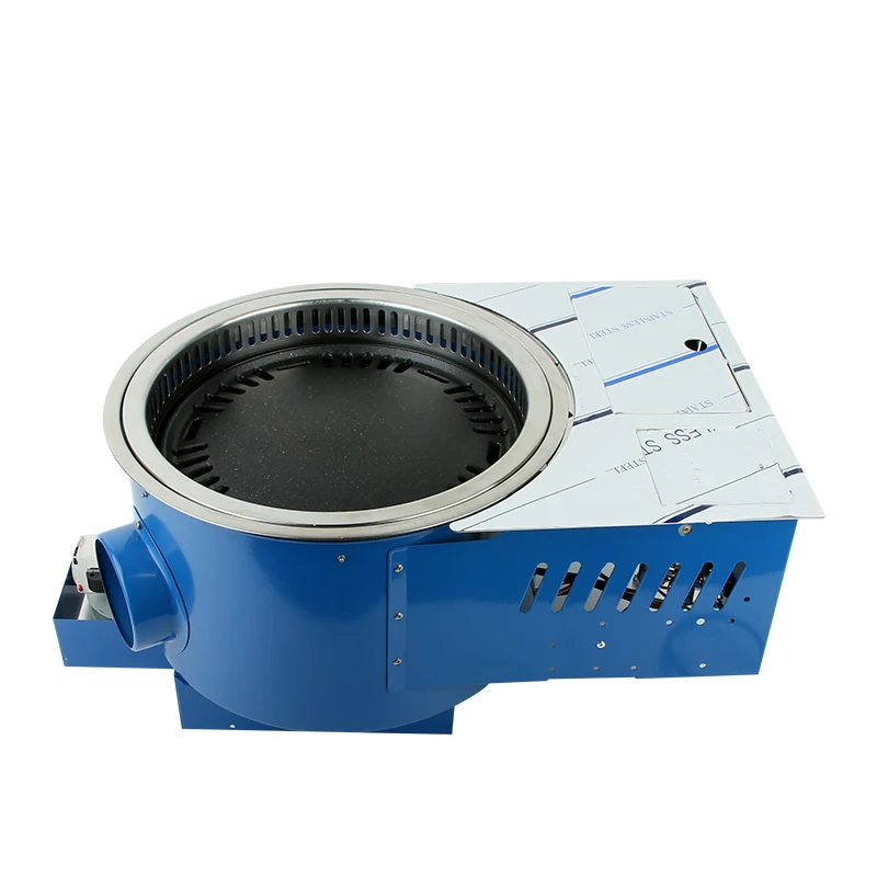 Popular Korean Commercial Multi Function Heating Quick Korean Barbecue Hotpot Gas and Charcoal BBQ Grill