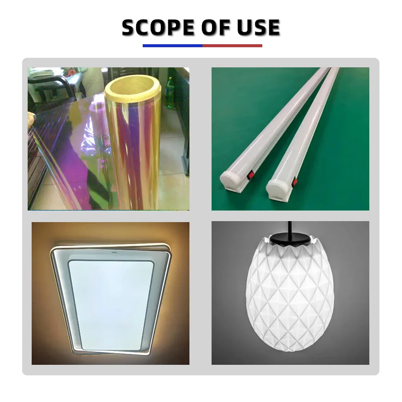Methyl Methacrylate and Acrylate Copolymer PC PMMA Lamp Astigmatism Powder, KANE ACE IMPACT MODIFIERS MP-90 Light Diffuser