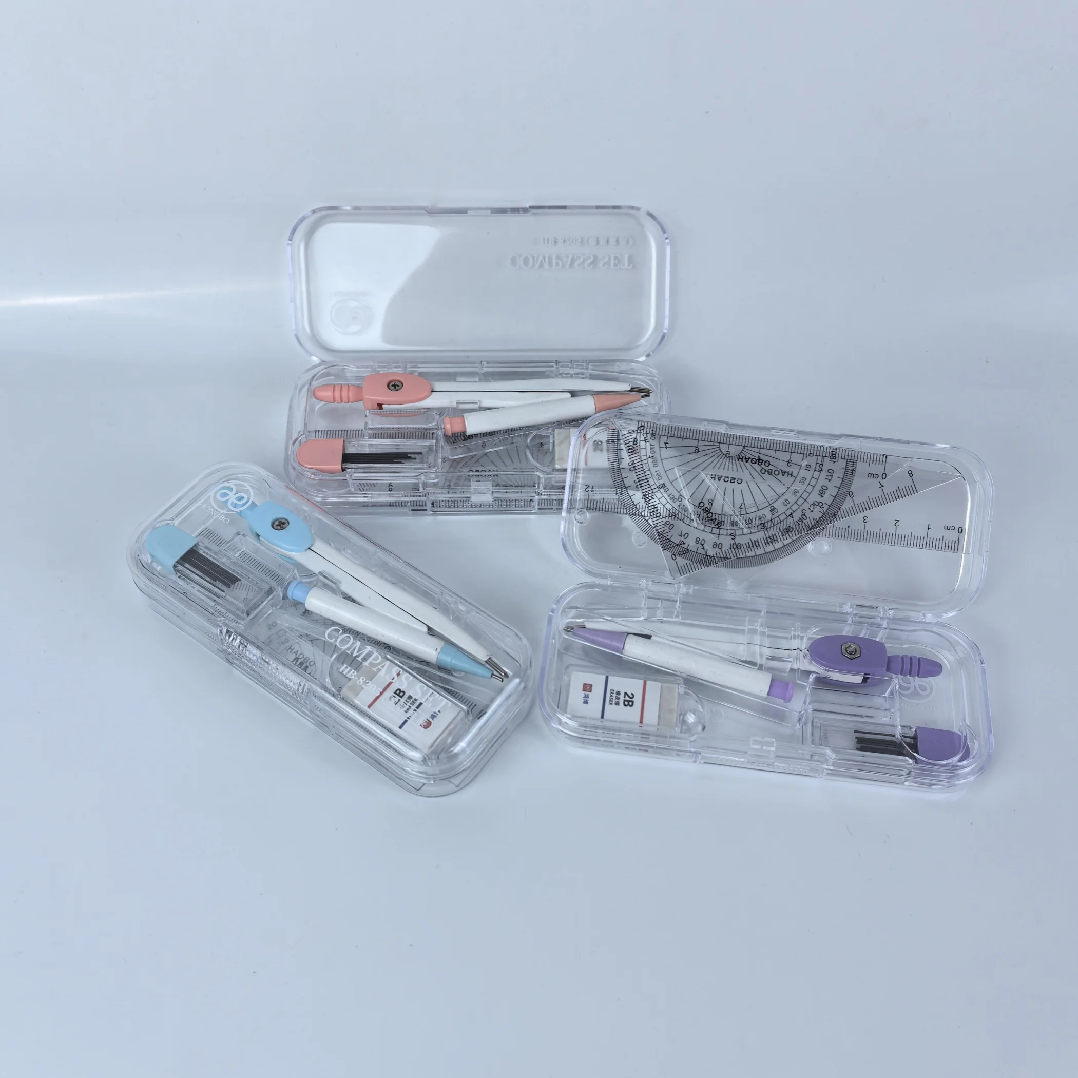 Набор комбинационных линейок для компаса с милыми животными необходимый инструмент рисования студенческих экзаменов набор из восьми предметов высокая Эстетическая ценность