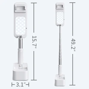 Portable Overhead Content Creator Kit Tool Flexible Floor Stand Content Creator Tripod Selfie Light for Phone