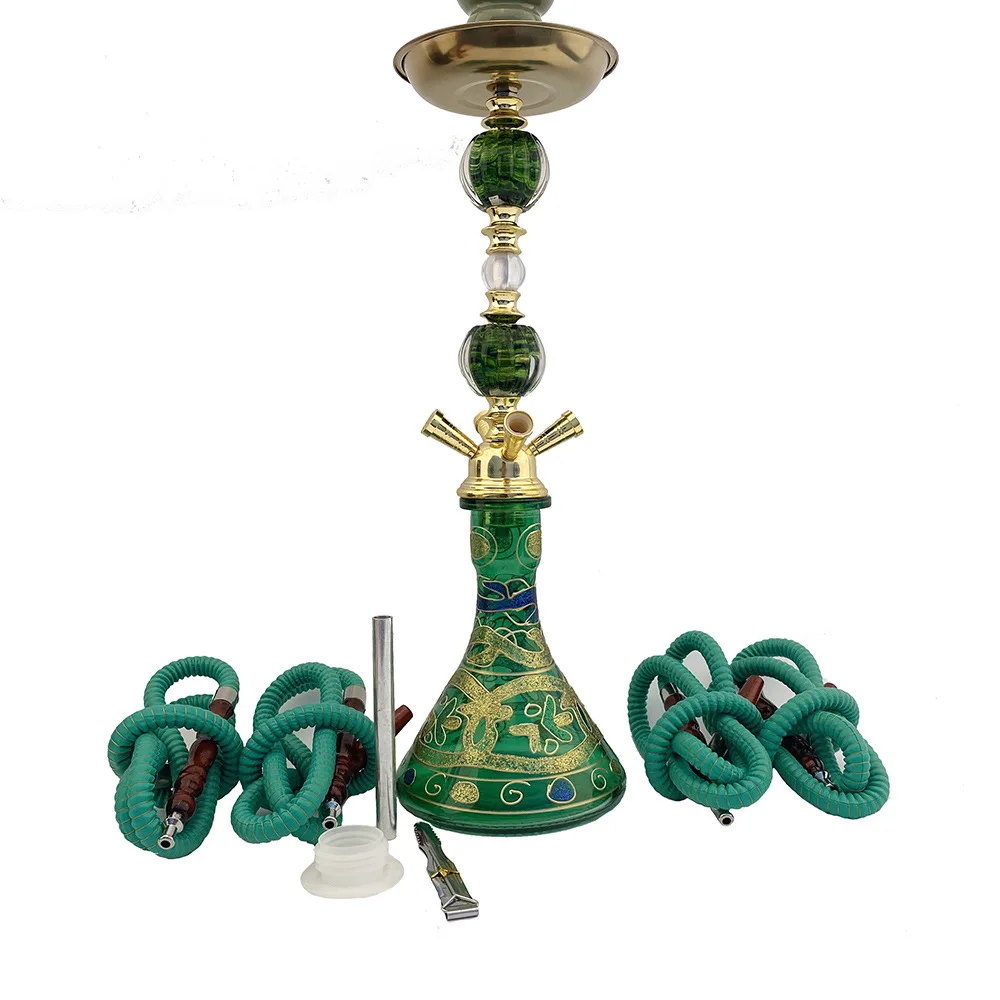 Customized Color Double Tube Cheap Deluxe Hookah Shisha Box Hookah Set