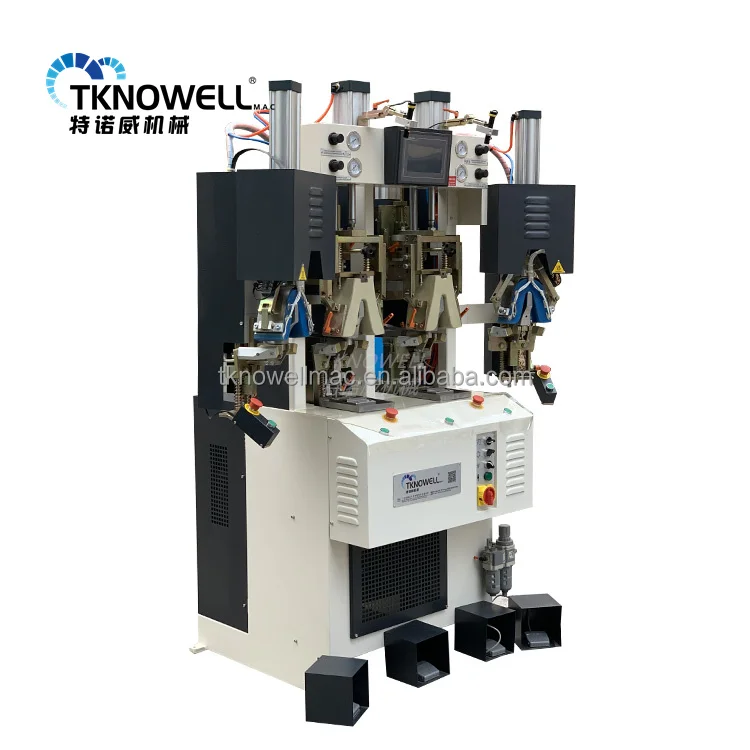 Two Hot and Two Cold Back Part Molding Shaping Machine Shoe Counter Heat and Cold Setting Machine