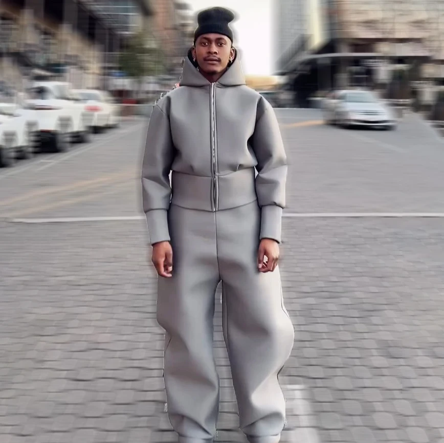 Custom Logo Heavyweight 600 GSM Cotton Hoodie & Sweatpants