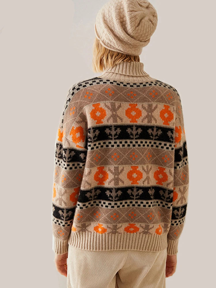 SUTOOH Wool Cashmere Silk Jacquard Knit 純正卸値 www.esn-spain.org