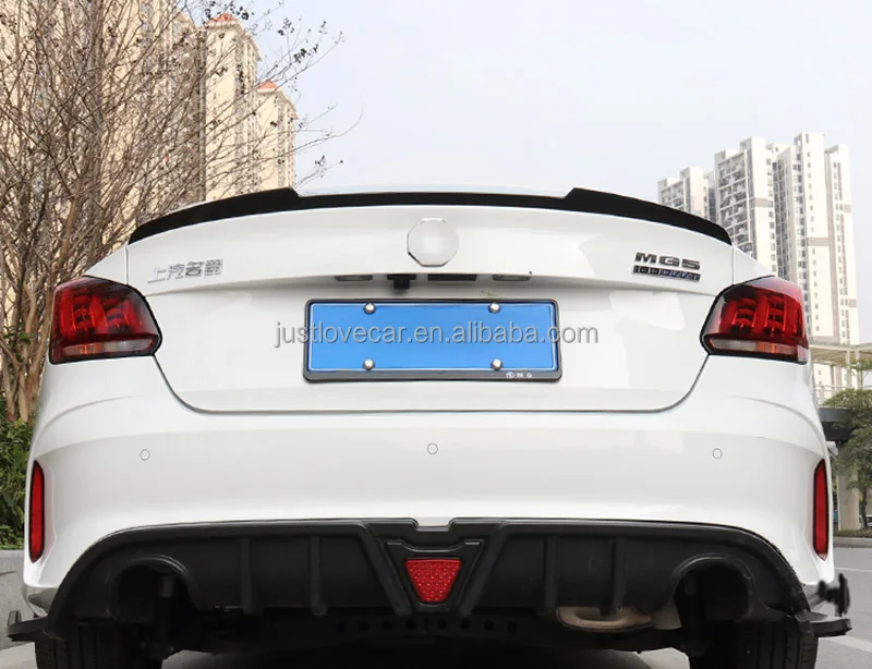 2021 MG5 ABS Car Rear Trunk Boot Spoiler Wing Lip DUCKTAIL