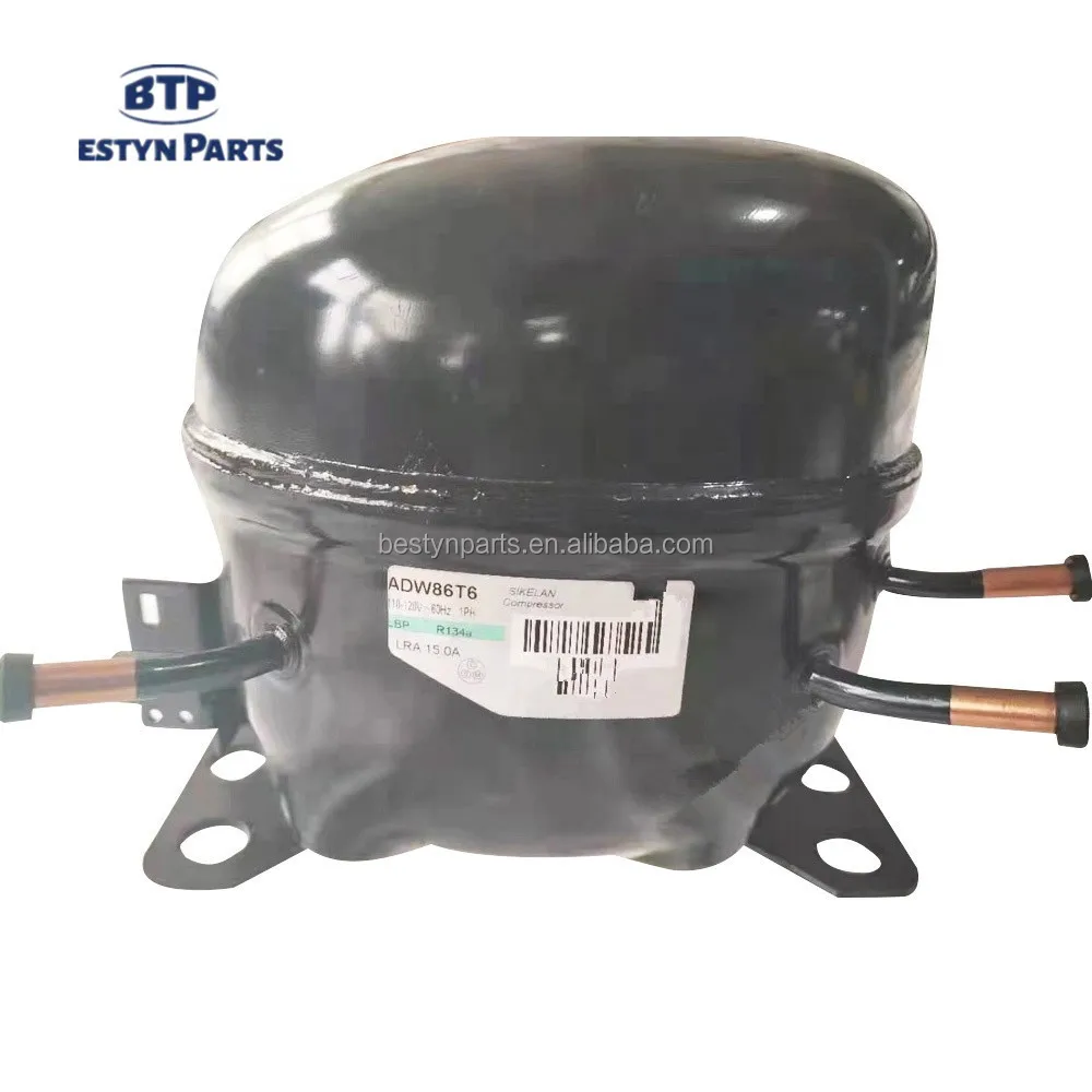 Refrigeration Compressor,1 Phase,R134a,4400 Btuh,115 Voltage,35 A Amps