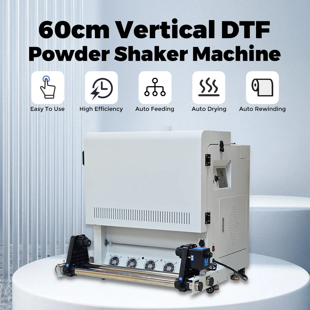Vertical 60cm Powder Shaker DTF Powder Cuirng Machine Roll Size DTF ...