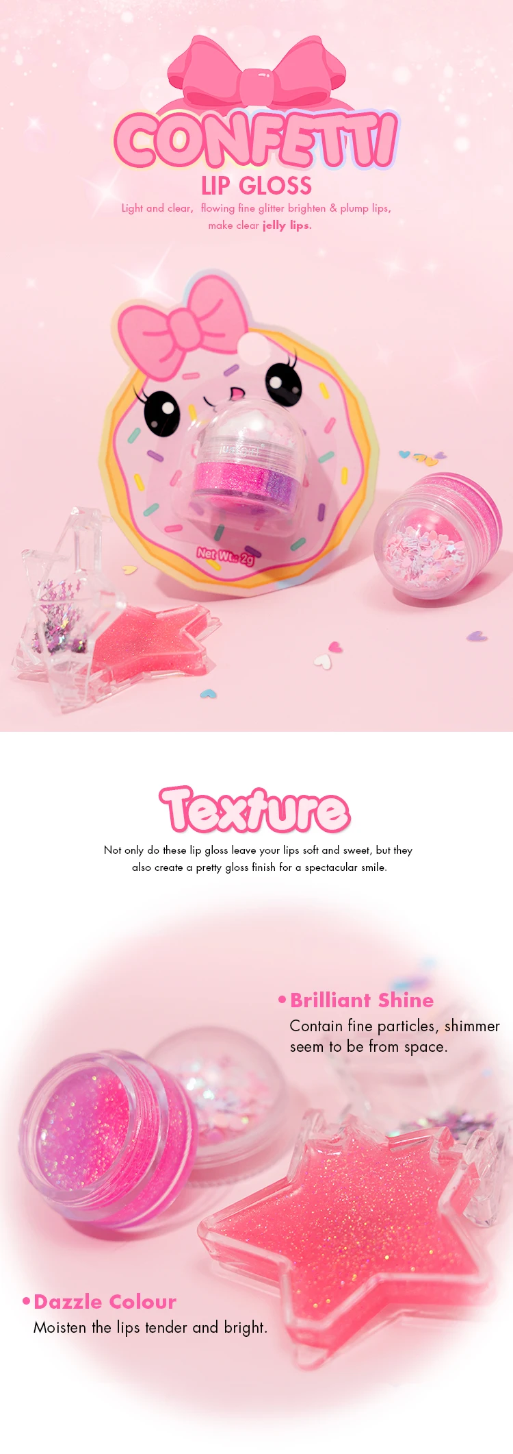 Private Label Lip Gloss Plumper 2 In 1 Moisturizing Lips Vegan Cruelty