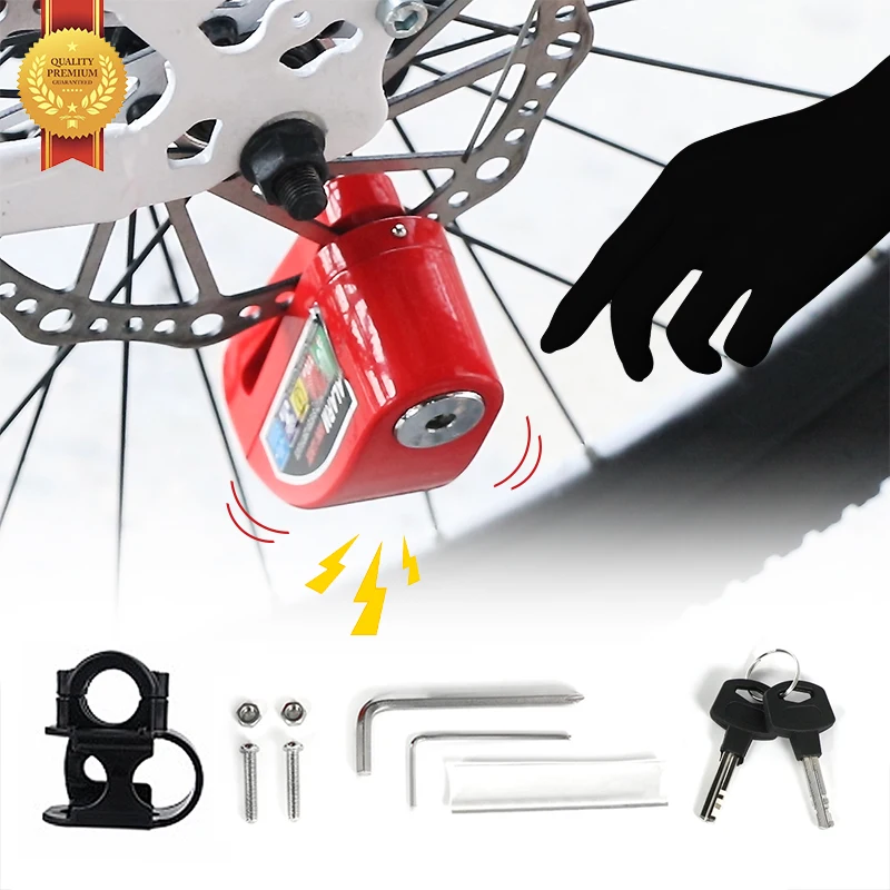 Ridefixing Antifurto Sicurezza Sicurezza Motocicletta Bicicletta Disco Blocco Strada di montagna MTB Bicicletta Ciclismo Rotore Disco Freno Blocco Ruota