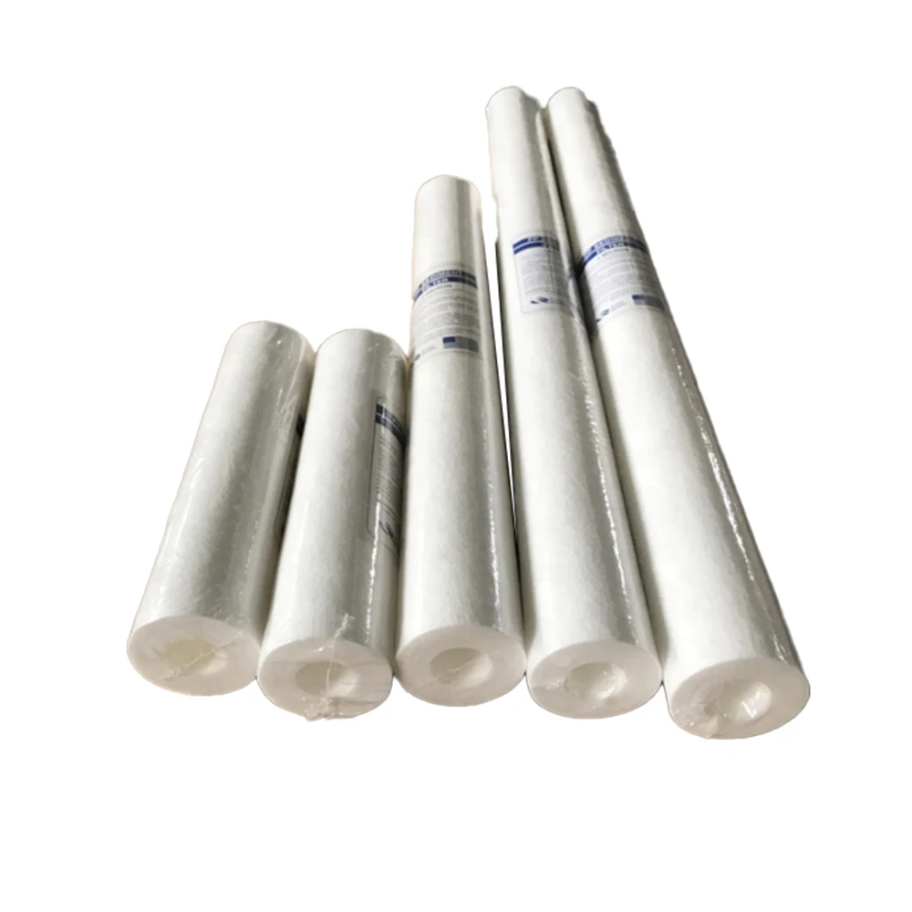 Home Water Dispenser 10 Inch 1 Micron PP Yarn String Wound Filter Cartridge