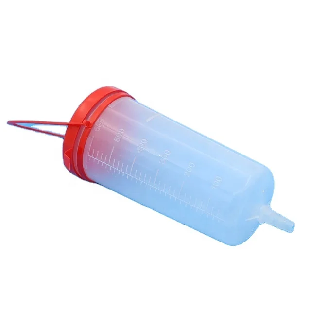 Single Use Medical Enteral Feeding Gravity Bottle with Large 600ml Parenteral Nutrition Bottle Tube Set
