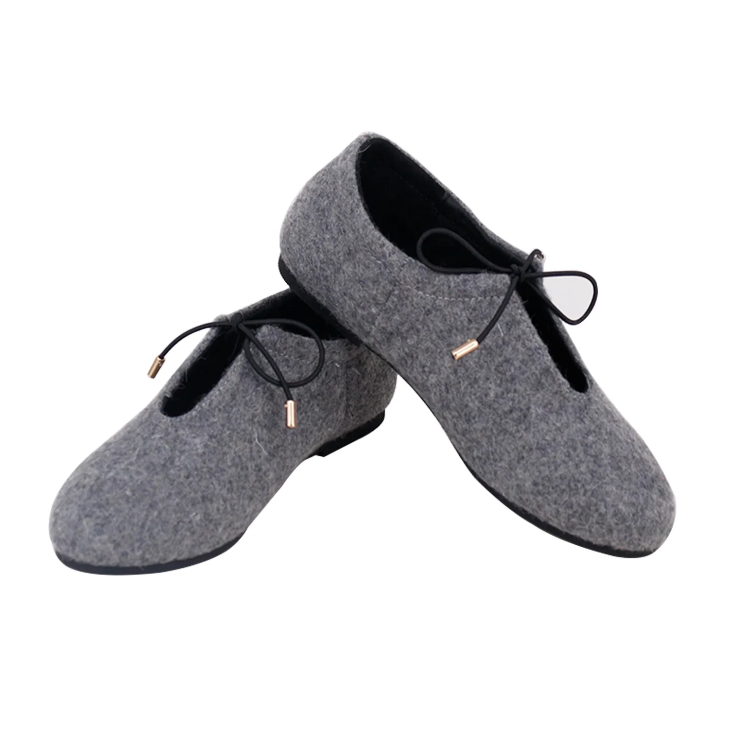 Новый дизайн, оптовая продажа, повседневная детская обувь на шнуровке, резиновая подошва, фетровая плоская Классическая обувь для детей