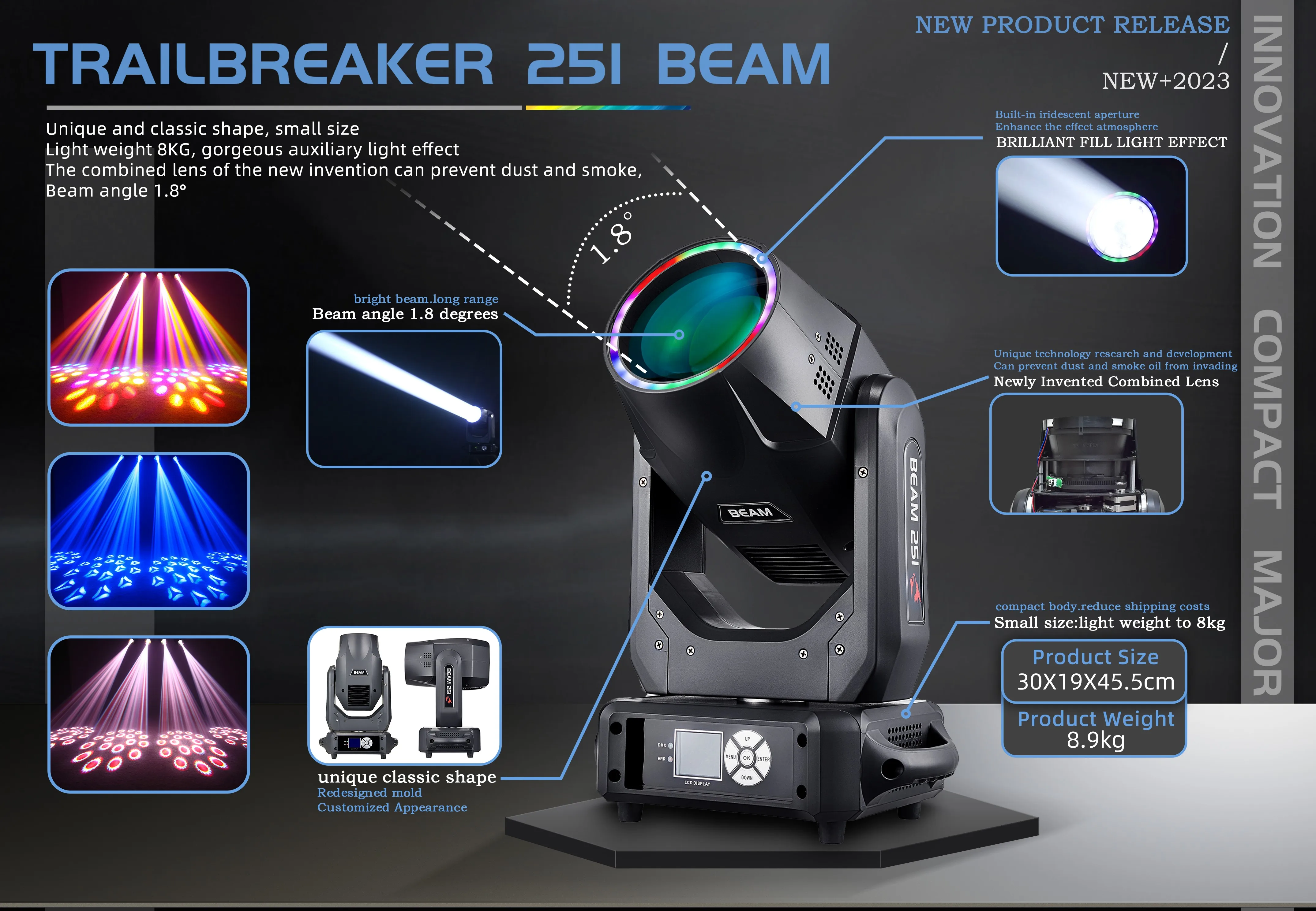 Redsun 251W Beam Moving Head - Sharp Lighting Solutions