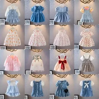 New Wedding Lace Girls Evening Dress Girls Embroidery Designs Kids Birthday Party Dresses Pink Girls Dresses