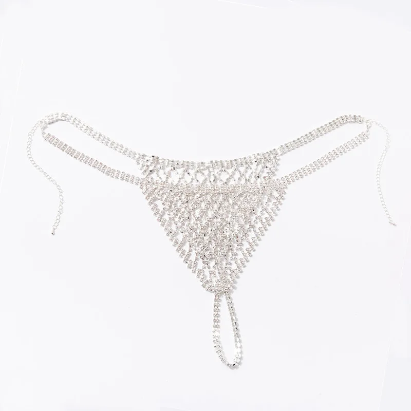 New Design Fashion Geometric Full Diamonds Shiny Bling Underwear Bra