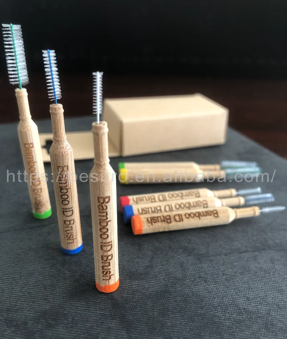 Экологически чистая Органическая натуральная межзубная щетка между зубами