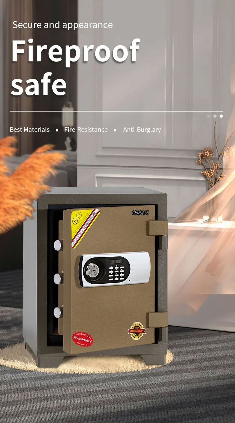 CEQSAFE China 2 Hours Resistant Safe Box Security Deposit Fireproof Safe factory