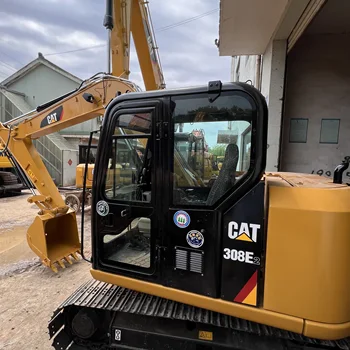 High quality used mini excavator cat308E2 from japan low price earthmoving 8tons 95% cat 307 308 308E2 crawler excavator