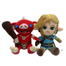Wholesale High Quality Cartoon Zel-da Plush Toys  Link Boy With Sword Monster Bokoblin Soft Stuffed Dolls Gifts for Boys