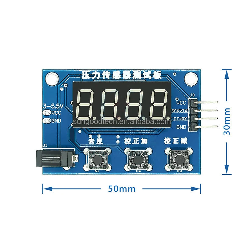 Scale Module HX711 Pressure Sensor Weighing Electronic Scale Module Digital Tube ...