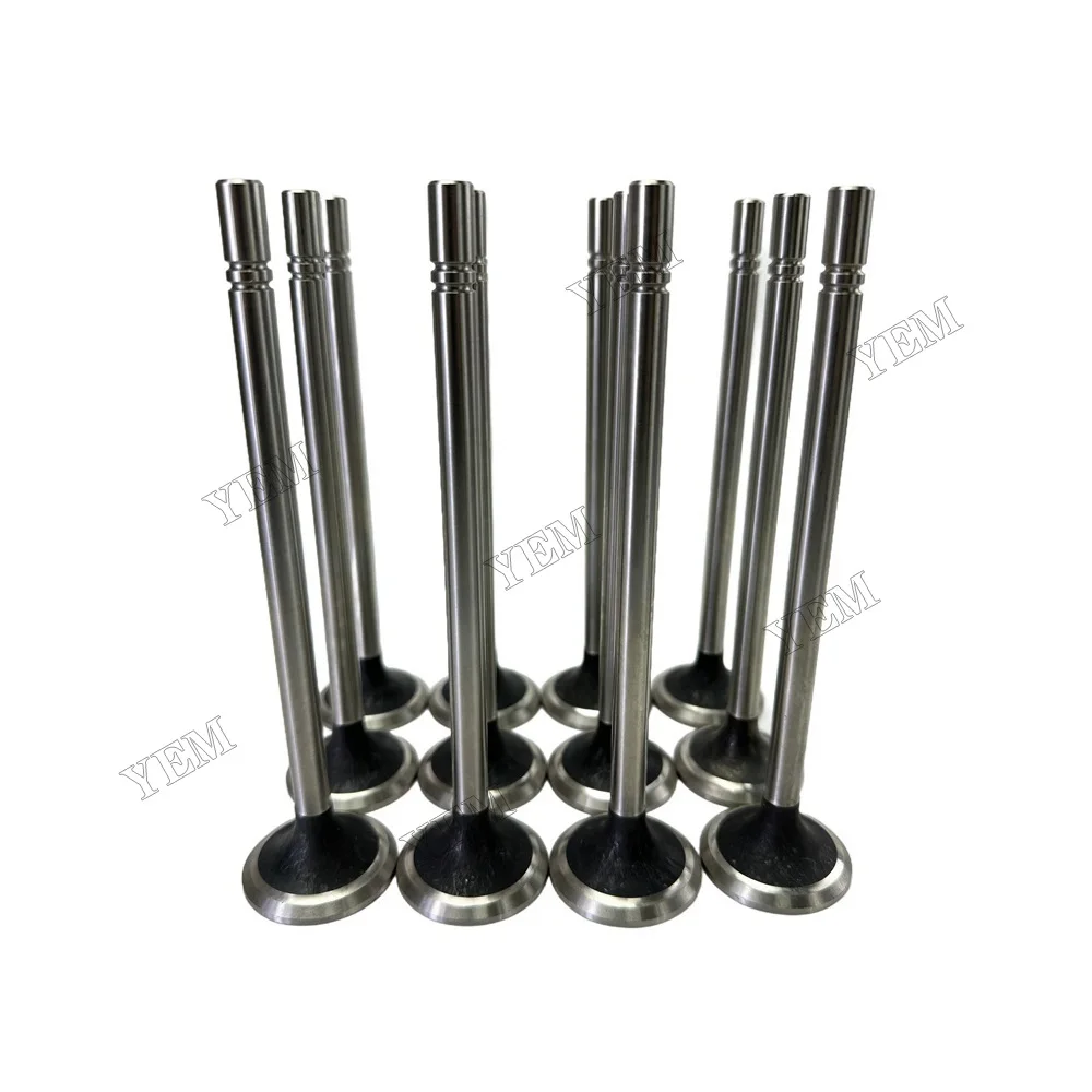 Exhaust Valve Fit for Caterpillar C12 Engine Parts 3