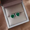 Emerald Ear studs