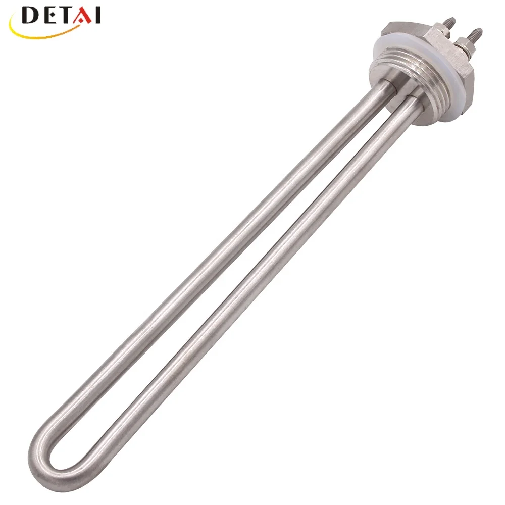 12 В DC 200 Вт Нагревательный элемент трубчатый нагреватель трубы для солнечного водонагревателя с 1'BSP нитки