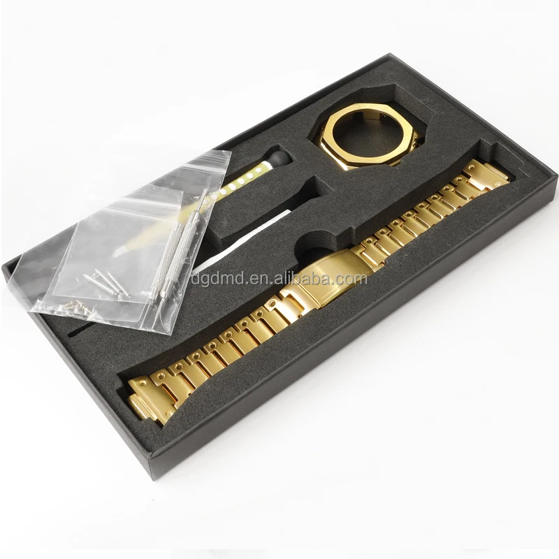 Cinturino in caucciù per Casioak GA 2100 DW-5600 Bracciale sportivo Cinturino con fibbia in acciaio inossidabile TPU 16mm Cinturino CasiOak di ricambio  1511