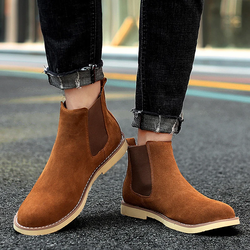 New Arrival Luxury Factory Delivery Suede Boots Handmade New Fashion ...