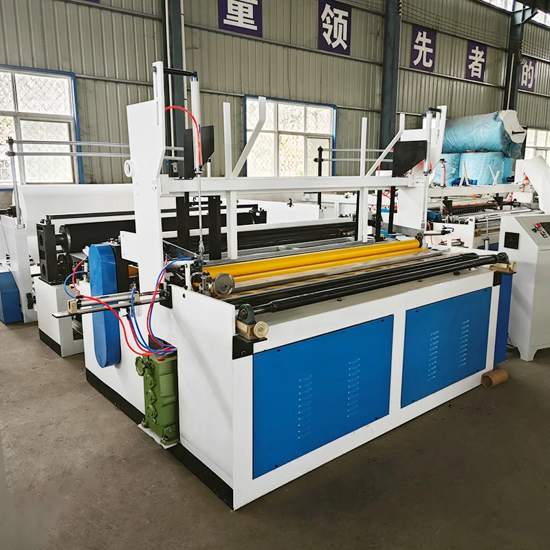 Compact Automatic Toilet Paper Roll Making Machine Production Line with Wrapping Machinery