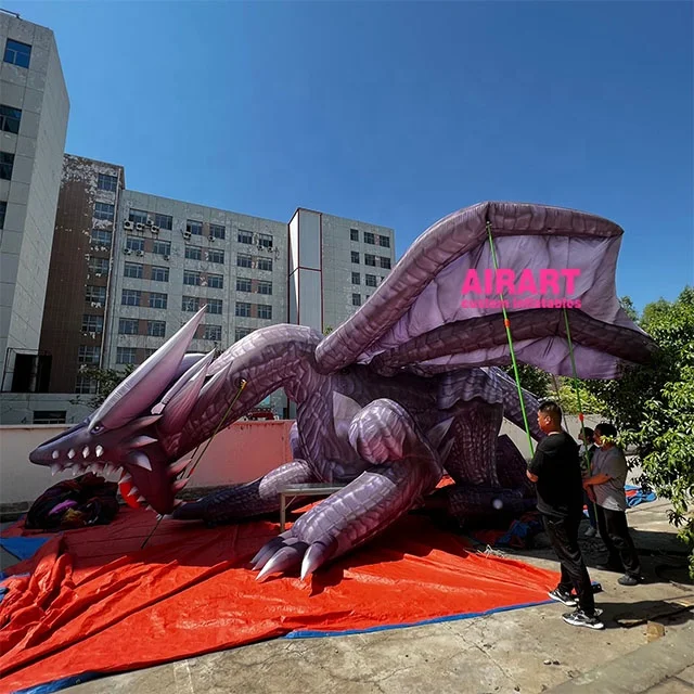 Inflatable Giant Dragons for Louis Vuitton Photoshoot - Paris