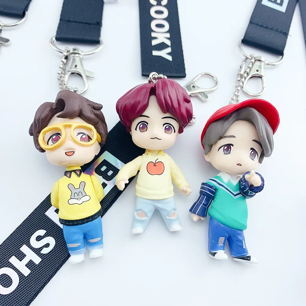 Wholesale Kpop Idol Cartoon Bangtan Boys Figure Merchandise 3d Kpop ...