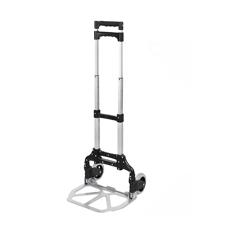 値下げしました★アルミ製ハンドトラック 激安セール 70kg アルミ製折りたたみ式ハンドトラック 二輪 折りたたみ