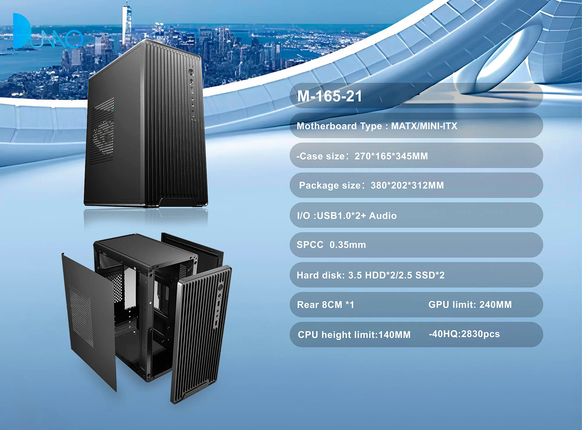 Wholesale Cheap Office Cases Micro ATX Office Desktop Pc Case Custom ...