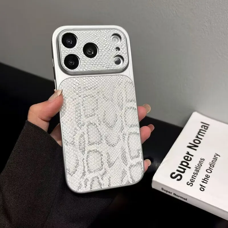 Wholesale Snake Texture Print Shockproof Mobile Phone Cases for Iphone17 Air 16 Plus Promax 15 14 13 12 11 Protective Back Cover