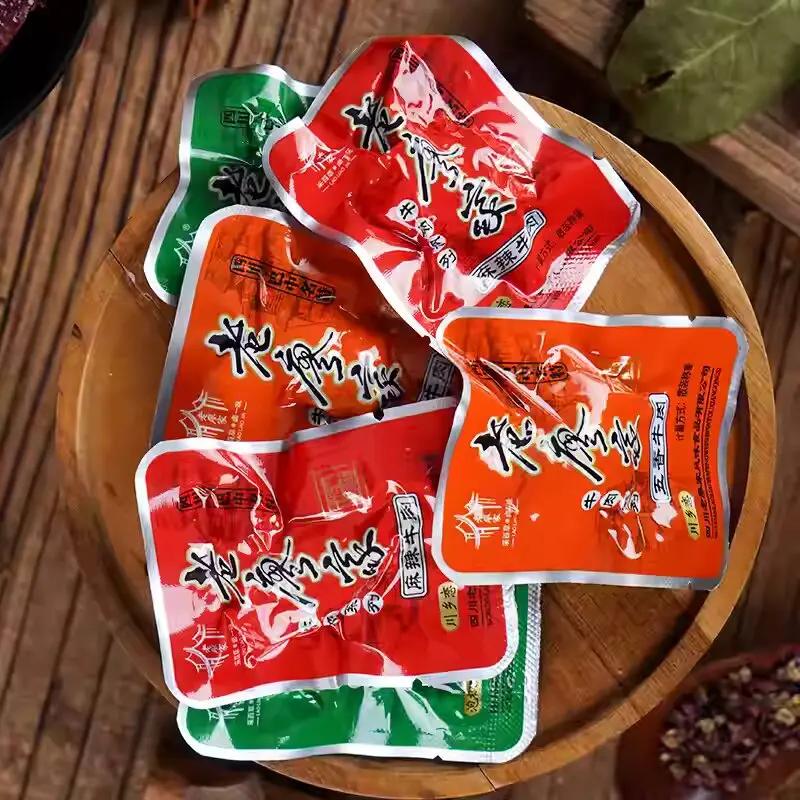 Factory Price Assorted Beef Jerky Snack Six Flavored Dried Meat in Bag Packaging Chinese Style Beef Snack Food