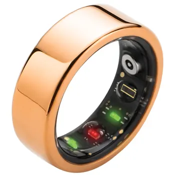 Wholesale smart ring with blood oxygen heart rate sleeping quality   monitoring pedometer calorie body temperature  detection