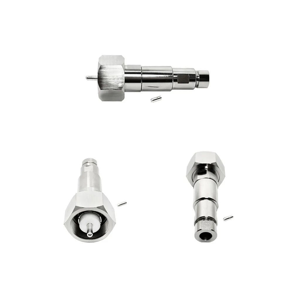 Factory Directly LC Male Plug Clamp Straight for RG393 RG 393 Cable RF Coax Coaxial Cable Connectors