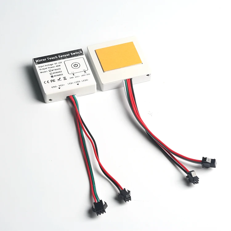 Smart Mirror Accessory Light Switch Dimming 12V 5Amirror Touch Sensor Switch for Salon Hotel Bathroom Mirror Lighting