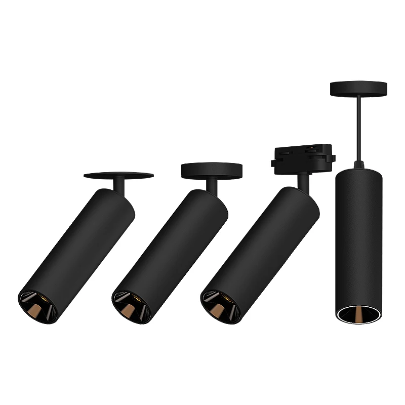 Поверхностный монтаж подвесной Тип 15 Вт светодиод COB 220 В внутренний точечный Трековый светильник потолочный светильник