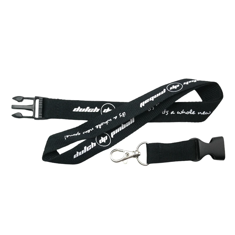 Polyester Custom Printed Hook Key Holder Lanyards Durable For Multi-Functional ID Badges & Exhibition Passes_voghion.com